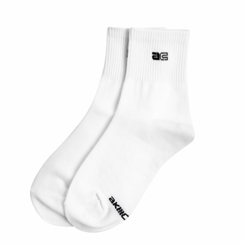 AC logo Middle Socks WHITE