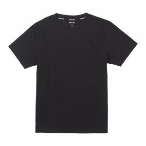 스탠다드핏 올데이 아이콘 반팔 티셔츠 블랙(남녀공용)