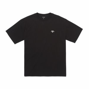 오버핏 하트 그래픽 반팔 티셔츠 블랙(남녀공용)